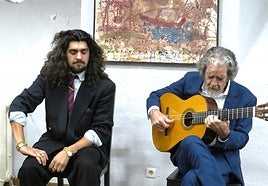 El barbado Israel y el cano Riqueni por granaínas.