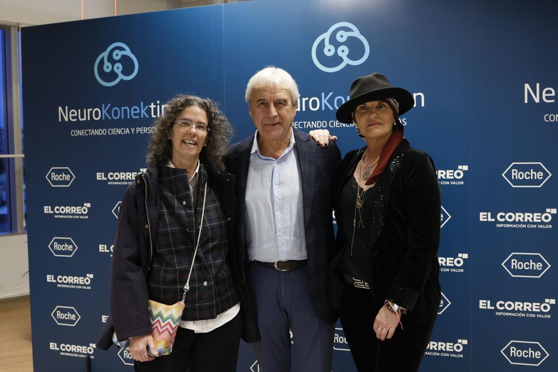 Beatriz Marcos, Vicente Reyes e Idoia Odriozola.