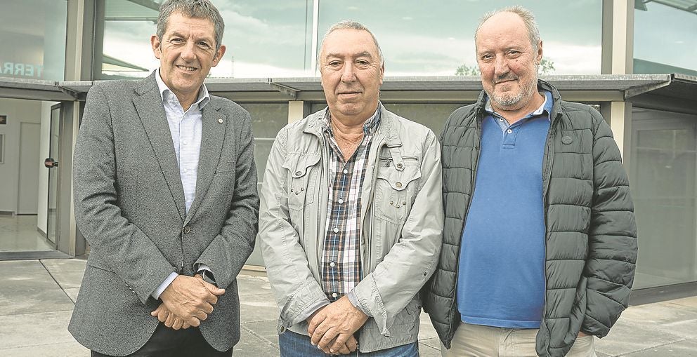 Iñaki Urresti, Manuel Sánchez y Pedro Bañares.
