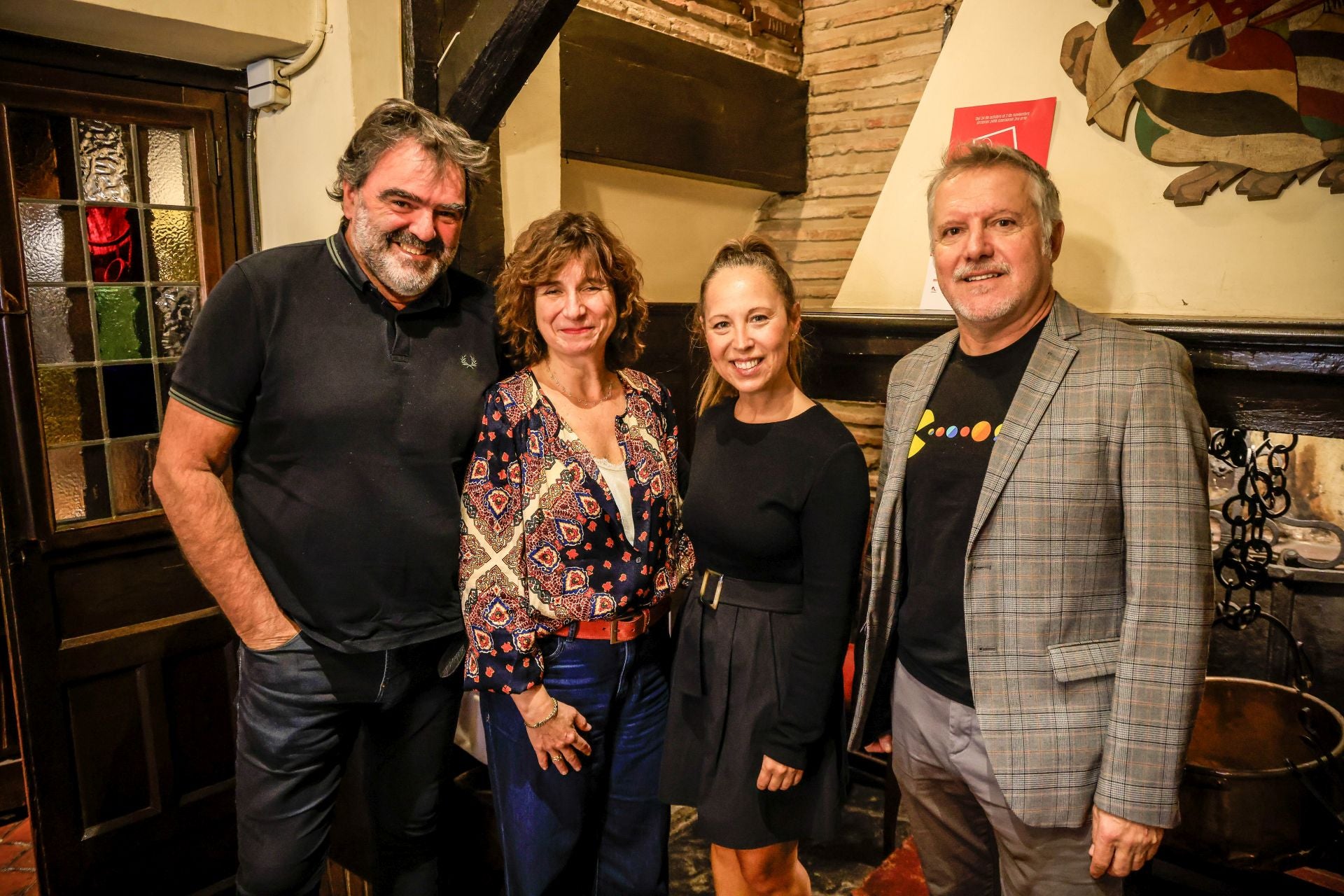 Joseba Beitia, Ana Irurita, Maku Belmonte y Aitor Buendía.