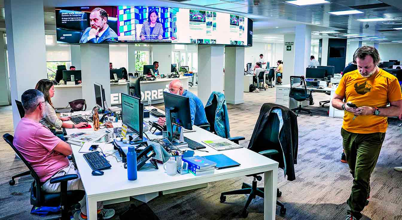 A principios de 2021, todos los departamentos de EL CORREO y el Máster de Periodismo se fueron incorporando poco a poco a la nueva sede, situada en el edificio Sota, en Gran Vía 45.