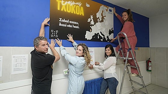 Alumnos de Zabalgana viajarán a Grecia y Finlandia para mejorar su instituto