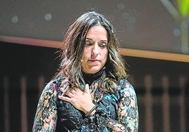 Sara Buesa, en una de las últimas ediciones del 'In Memoriam'.