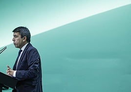 Mazón, en la apertura de un congreso.