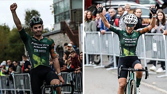 Kevin Suárez y Lucía González encumbran al Ciclocross de Amurrio