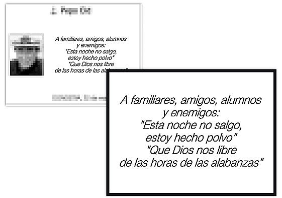 «Esta noche no salgo, estoy hecho polvo» y otras esquelas llamativas publicadas en Euskadi