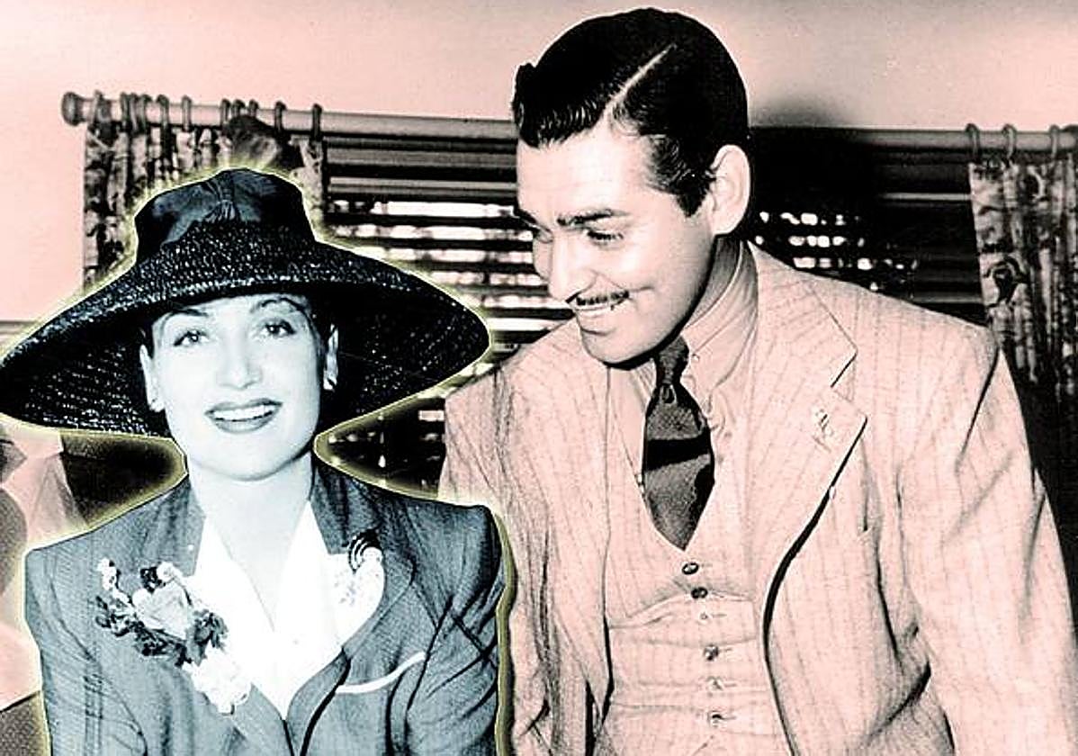 La pareja celebró su primer aniversario de boda en los estudios MGM.