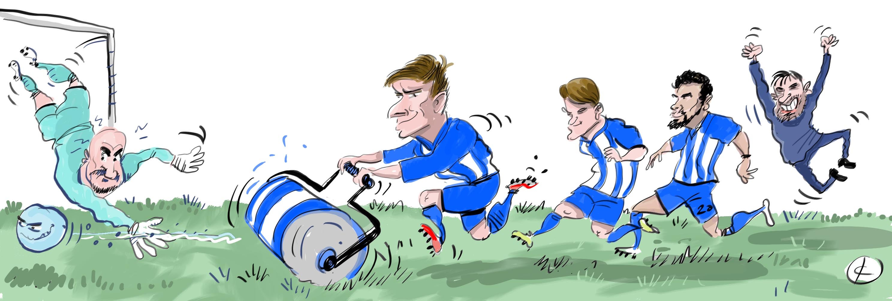 La tira de Cerrajería y el triunfo del Alavés