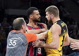 Pique entre Cabarrot y el exbaskonista Rokas Giedraitis