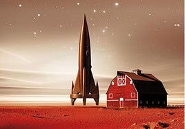 Portada de la novela 'Crónicas Marcianas'.