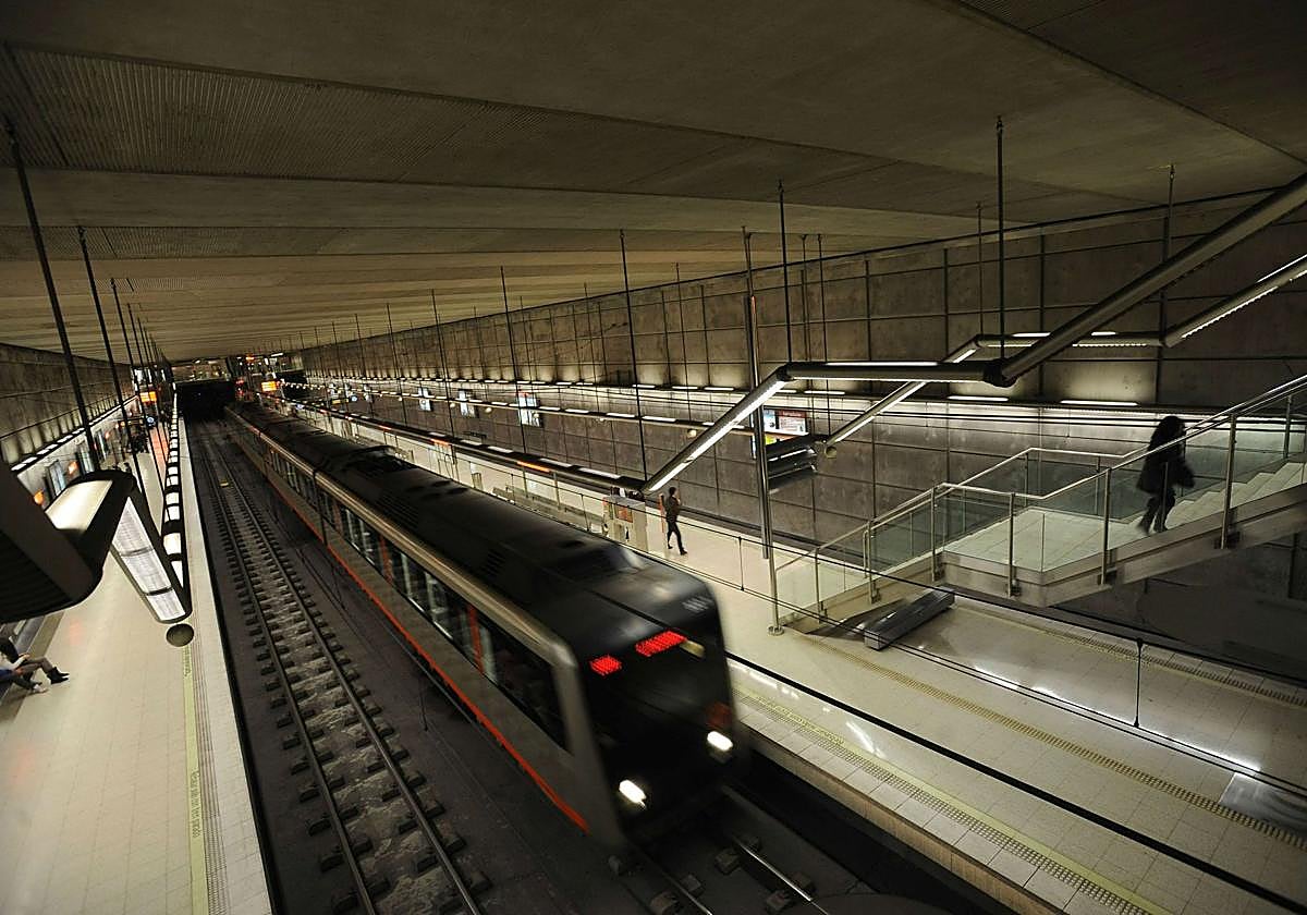 Estación de metro de San Ignacio.