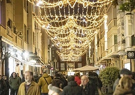 El techo de luz de la calle San Prudencio que se estrenó en la pasada edición.