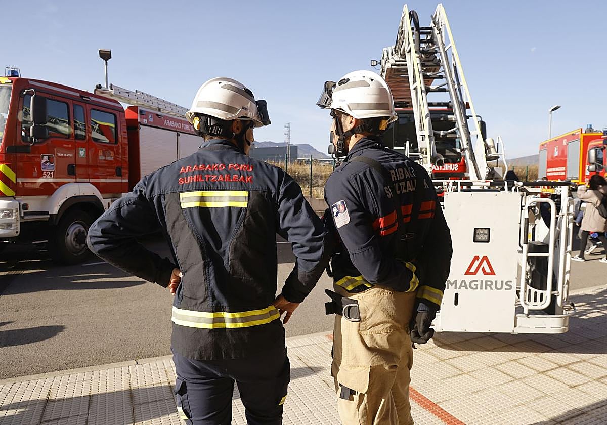 Álava gastará un millón de euros para comprar un camión de bomberos