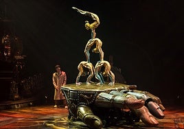 Imagen de uno de los momentos del espectáculo.