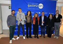 Gorka Nevado, Alberto Cabos, Zuriñe Zárate, Elena Vicente, José González, Susana Pérez y Eric Hernández.
