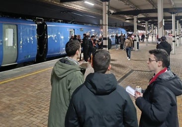 La odisea de un grupo de athleticzales para llegar en tren a Newcastle