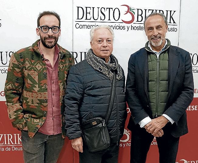 Iker Urkidi, Jujo Ortiz y José Manuel Garay. 