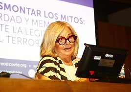 Consuelo Ordóñez, en la inauguración de las jornadas de Covite.