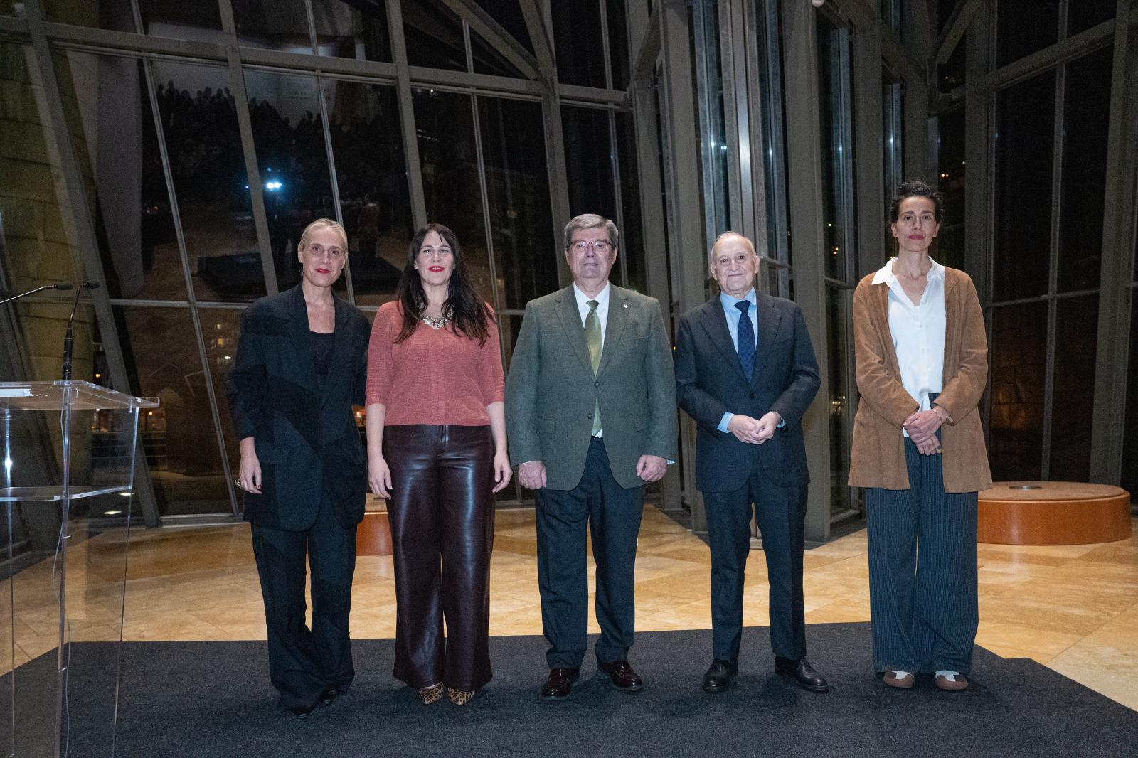 Miren Arzalluz, Leixuri Arrizabalaga, Juan Mari Aburto, Gorka Martínez y Marta Blávia.