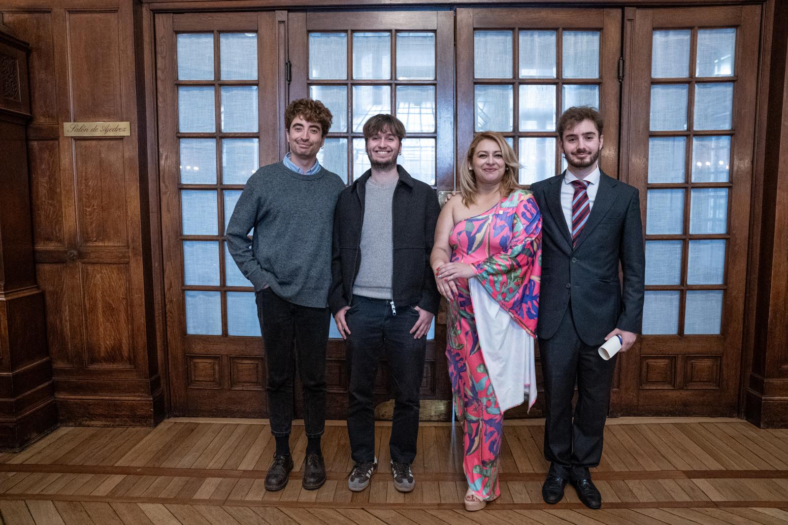 Gaspar Escobar Vallvé, Jon Casanova, Mirian Duarte Zelaya e Ignacio Serrano.