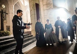 Rodaje del filme 'Sacamantecas' en la Catedral Santa María.