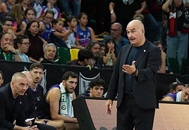 Ponsarnau, en uno de los partidos en Miribilla.