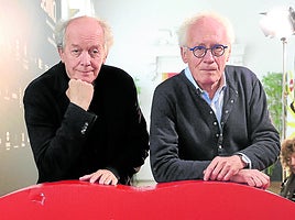 Los hermanos Dardenne, en la pasada edición de la Seminci con motivo del estreno de 'Recién nacidas'.