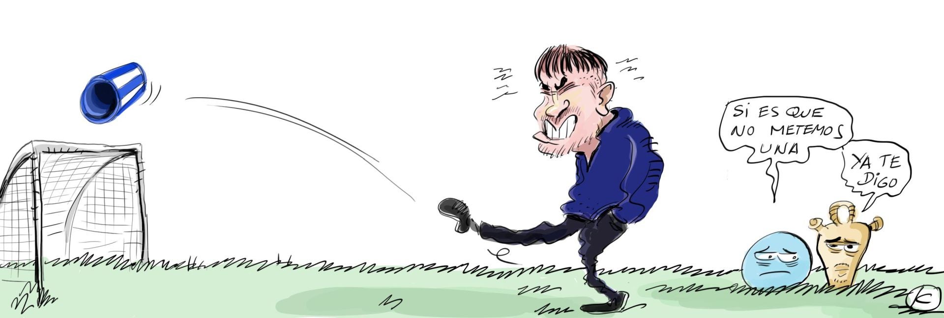 La viñeta de Cerrajería sobre la derrota del Alavés