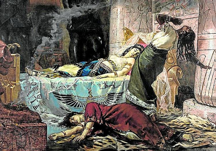 'Cleopatra', de Juan Luna y Novicio (1887 y 1881).