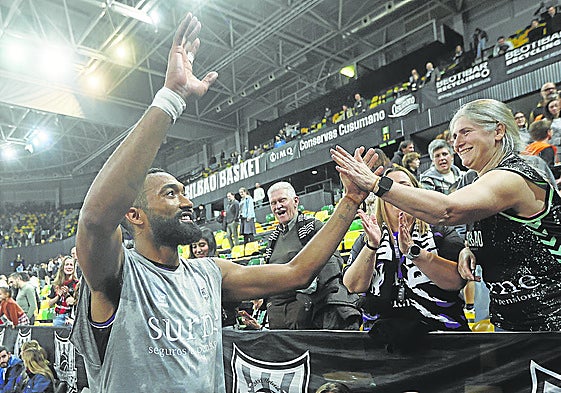 Darrun Hiliard celebra el que ha sido su mejor partido como hombre de negro hasta el momento.