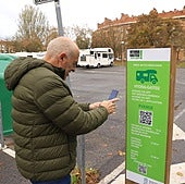 Un cartel informa en la entrada de las condiciones del parking.
