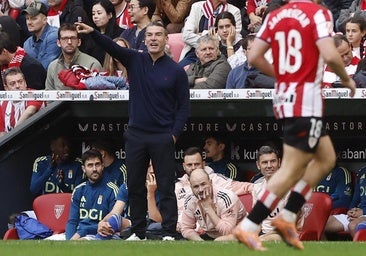 El lamento de Luis Carrión contra el VAR por el gol anulado al Oviedo por fuera de juego: «Por un talón...»