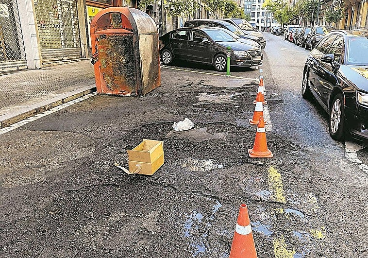 Bilbao cifra en 119 los contenedores quemados en Amezola desde 2023