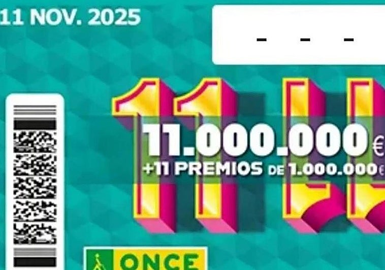 Llega el sorteo de los 11 millones de euros de La Once: estos son los 40 'kilos' que se reparten
