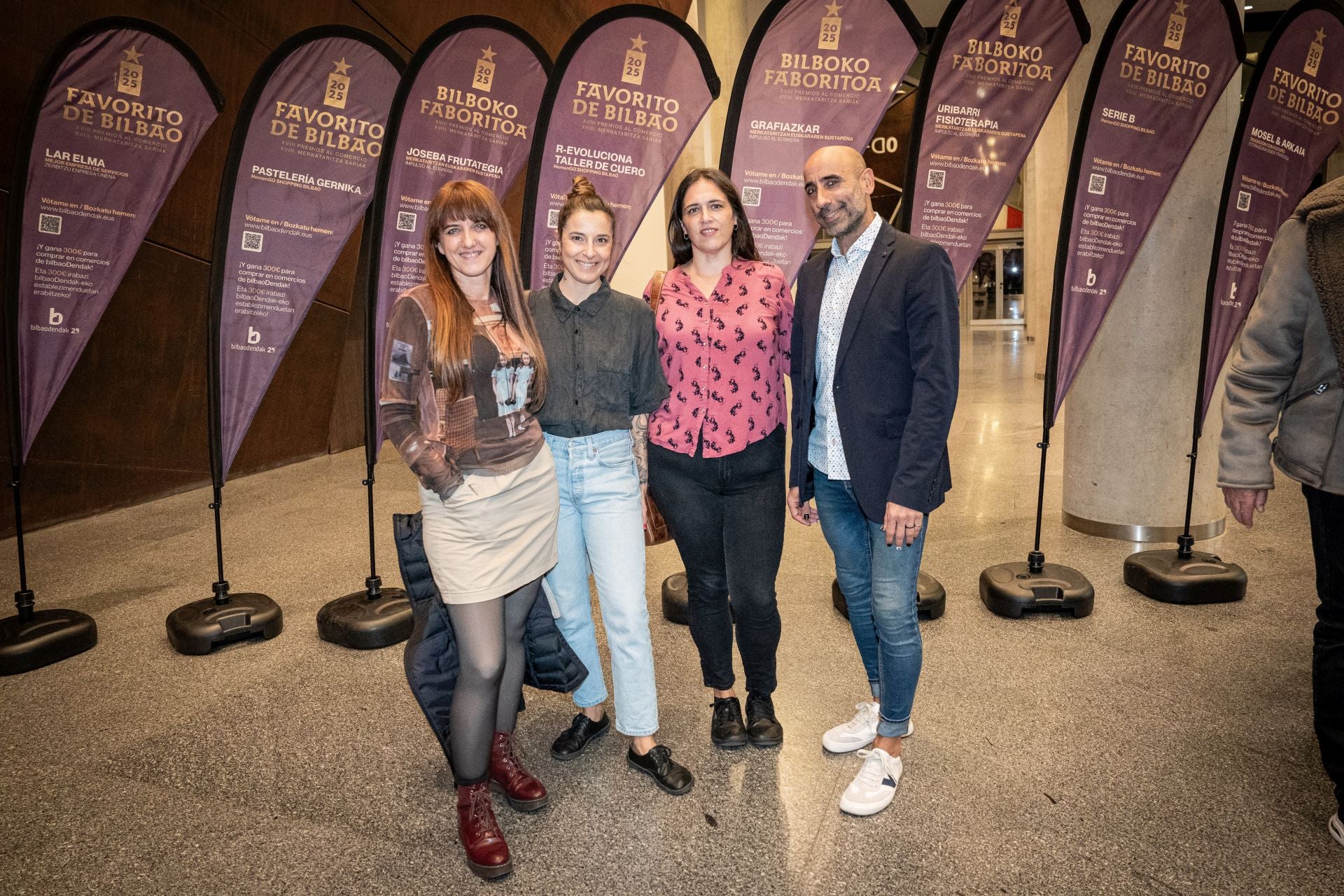 Marga González, Jezabel Sendino, Carolina Gómez y José Ramón González.