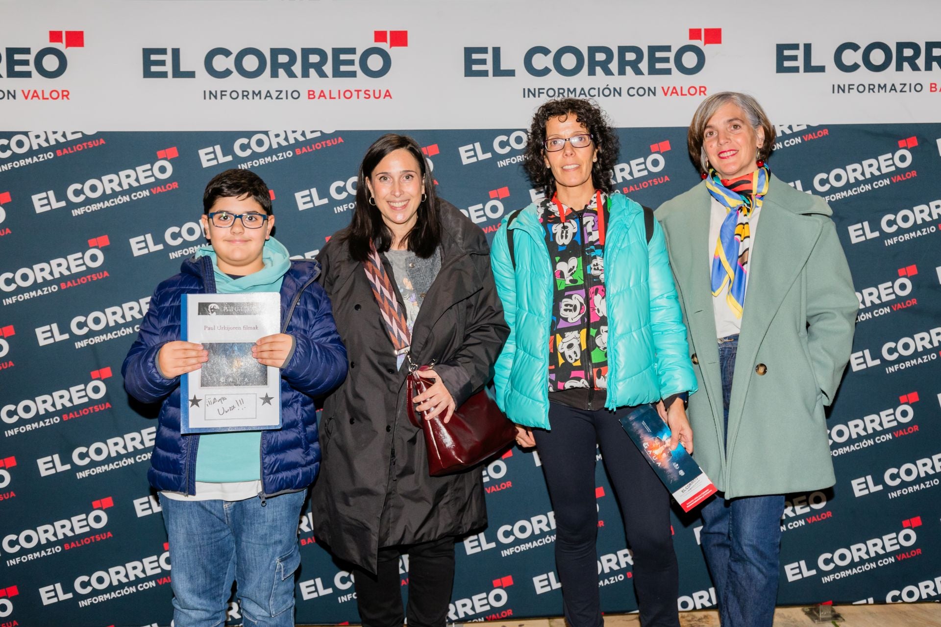 Unax Martínez, Ane Padilla, Lorena Díaz de Guereñu y Ainhoa Sánchez.