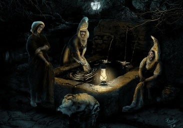 Así dibuja Paul Urkijo 'Gaua', un gran cuento de brujas vasco