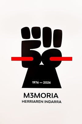 El nuevo logotipo para el 50 aniversario del 3 de Marzo.
