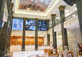 La oficina de Turismo de Bilbao también acoge obras de Bideotikan