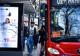 Bilbobus mantuvo el año pasado 78 jornadas de huelga.