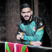 Hamed Hamdan, en el Colegio Mayor Unamuno de Bilbao