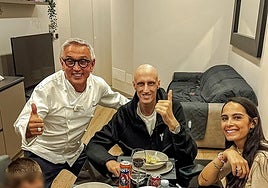 El exbaskonista Polonara sale del hospital: «Ver a tanta gente animándome me da muchísima fuerza»