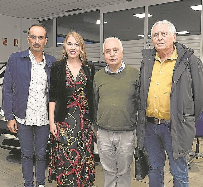 Jagoba Santesteban, Ania López, Luis Martínez y Antonio Vera.