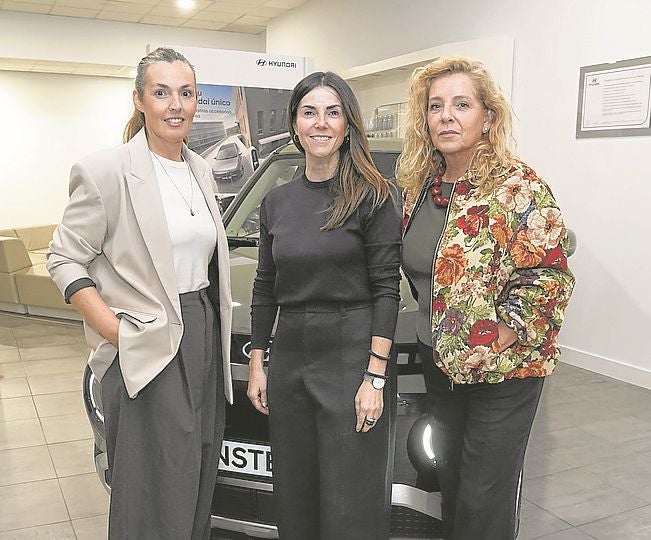 Sara Zorrilla, Laura Ruiz y Estíbaliz Amilibia.