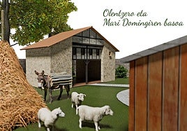 Olentzero y Mari Domingi se mudan al palacio Zulueta a un nuevo baserri