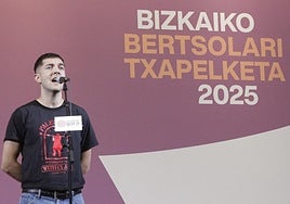 Aitor Bizkarra, Bermeoko saioan.