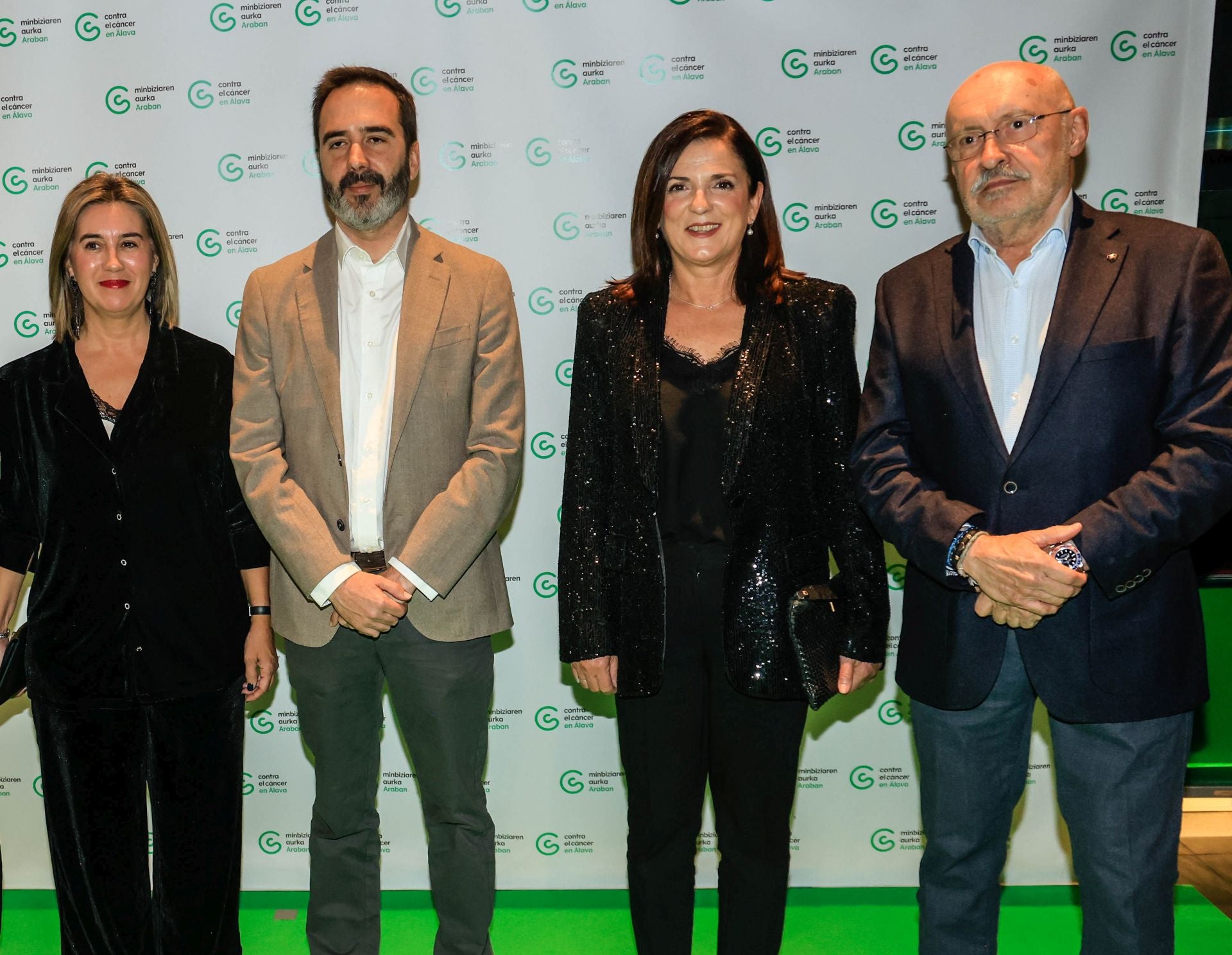 Irma Basterra, Javier Hurtado, Beatriz Artolazabal y Jon Armentia.