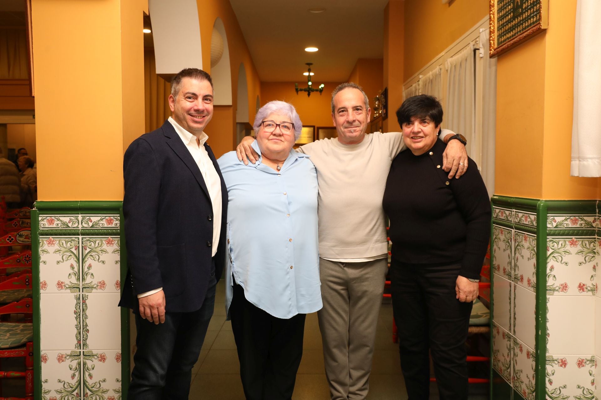 Alberto Manero, Isabel Prieto, Pedro Sequeiros y Estrella Traseira.