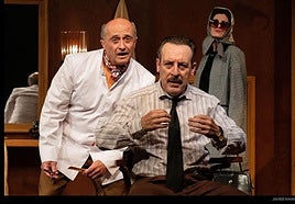 Pepe Viyuela y Antonio Molero en 'El barbero de Picasso',