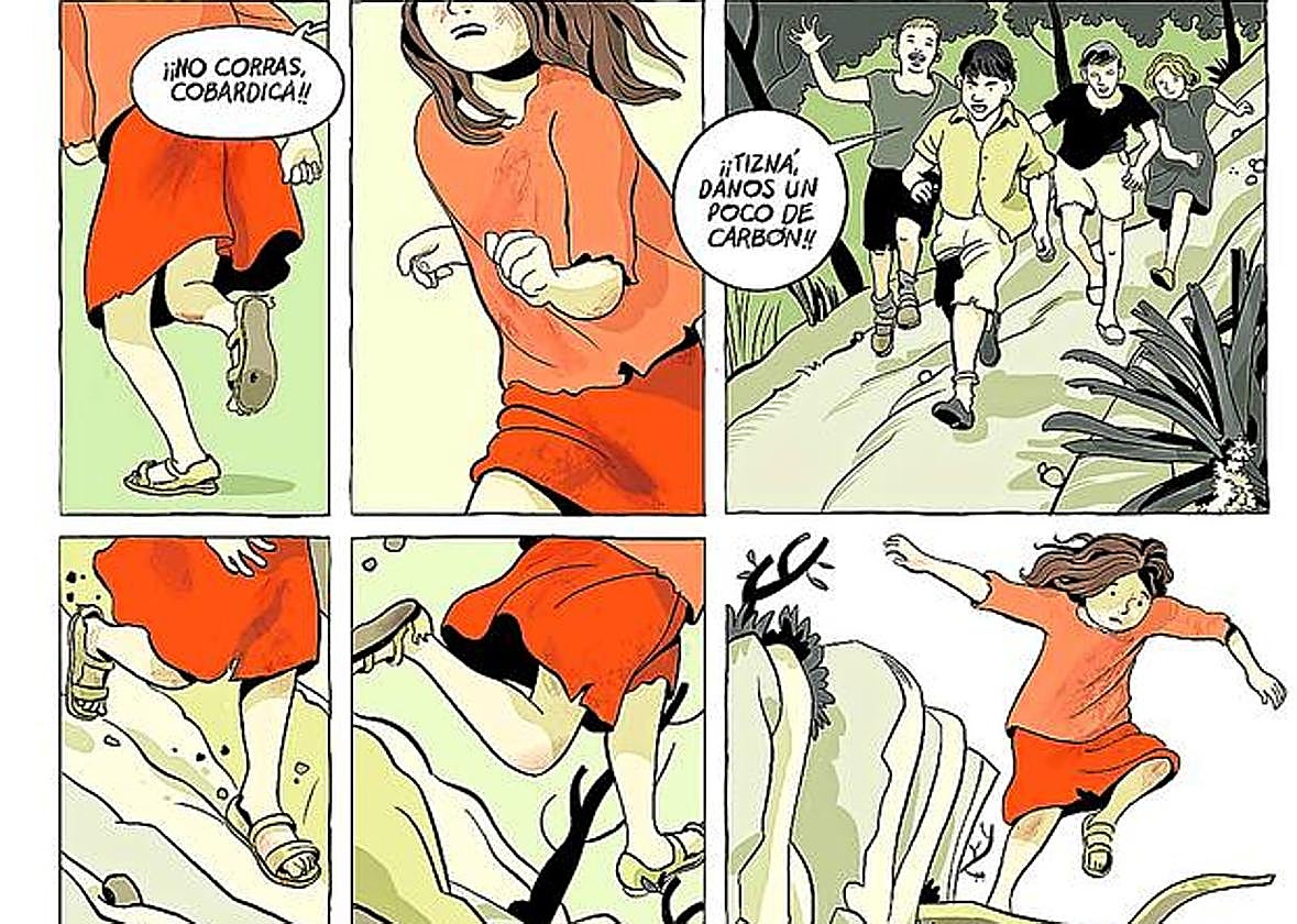 El dibujo da solidez a los personajes con economía de rasgos y un color sin estridencias.